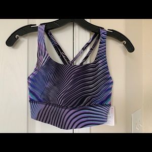 Lululemon Seawheeze Long Line Energy Bra size 6